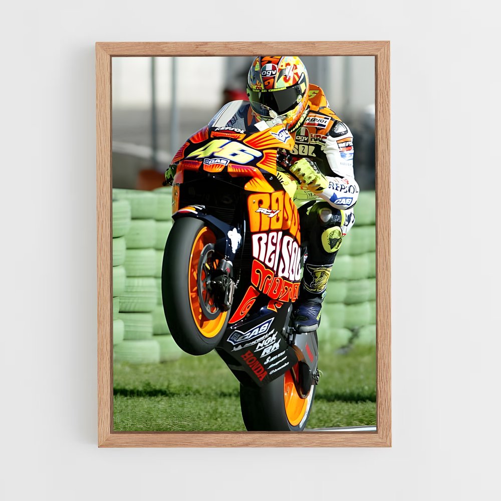 Poster Rcv motogp dynamique – affiche Honda Moto (vue 4)